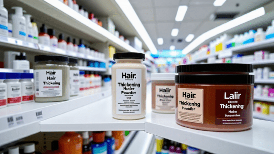 Quelle poudre densifiante pour cheveux trouver en pharmacie ?
